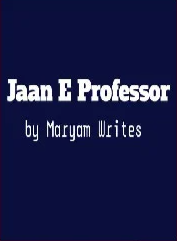 Jaan e Professor Cover