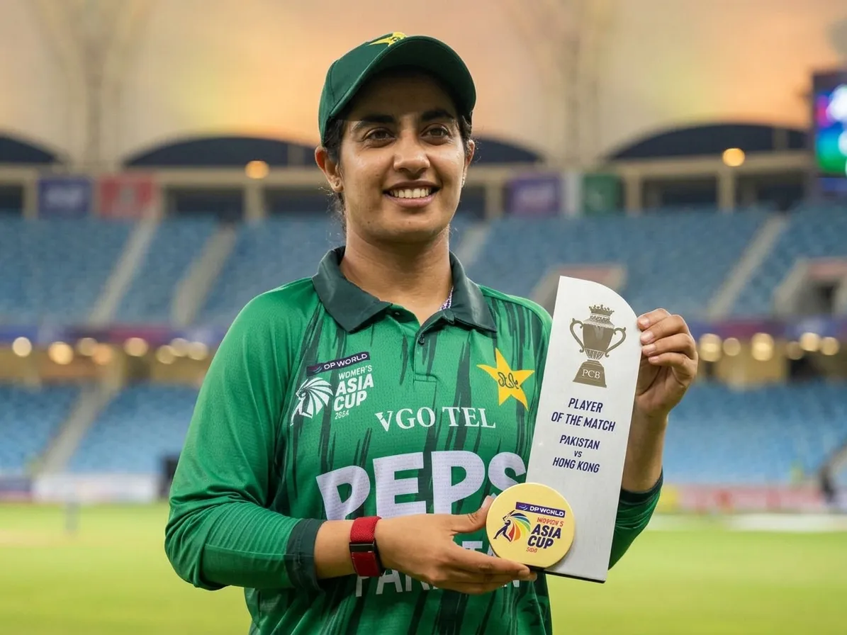 Nashreh Sindhu's devastating bowling sends Pakistan into the semi-finals of the Women's Asia Cup