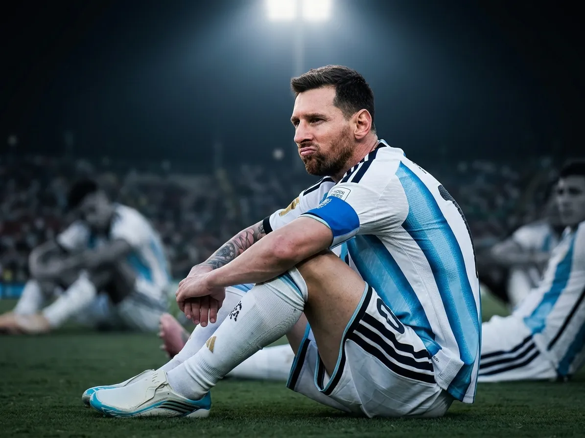 Lionel Messi questions future of football in emotional message after father's death