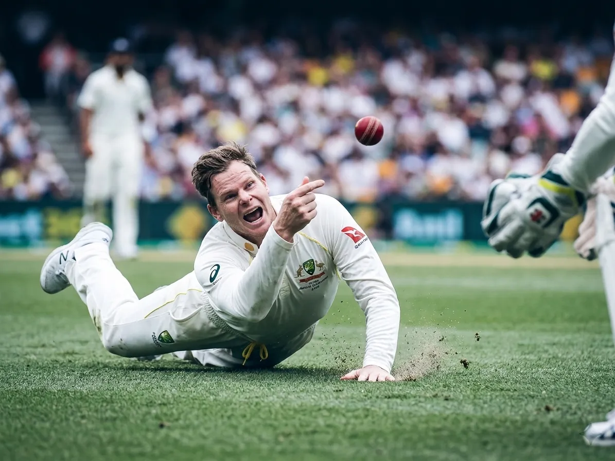 Steve Smith equals world record for most Test catches