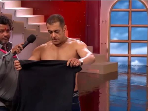 Salman Khan challenged trolls by taking off his shirt on the show