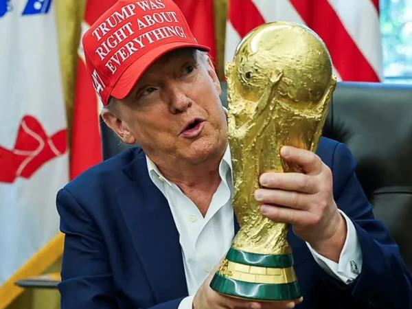 Donald Trump will present the trophy to the winning team in the 2026 World Cup final