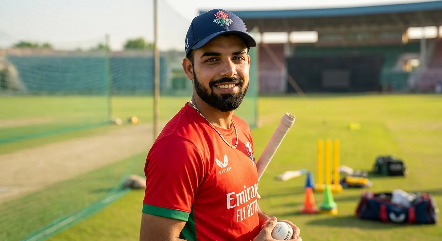 Shadab Khan signs contract with Lancashire Lightning