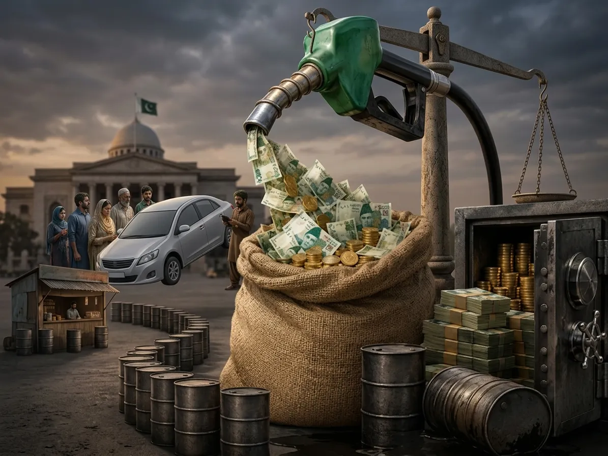 Despite the decline in global oil prices, the government did not provide relief in petrol and diesel prices