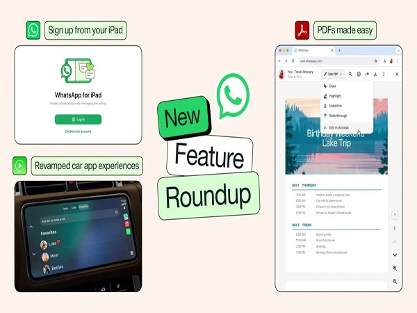 WhatsApp introduces four new features including iPad and CarPlay